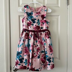 New with tag Bonnie Jean Girls Size 12 pink dress with flowers